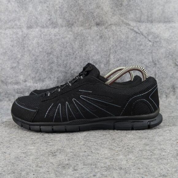 Danskin Now Shoes Womens 7 Sneaker Slip On Athletic Casual Comfort Walking Black - Picture 4 of 12